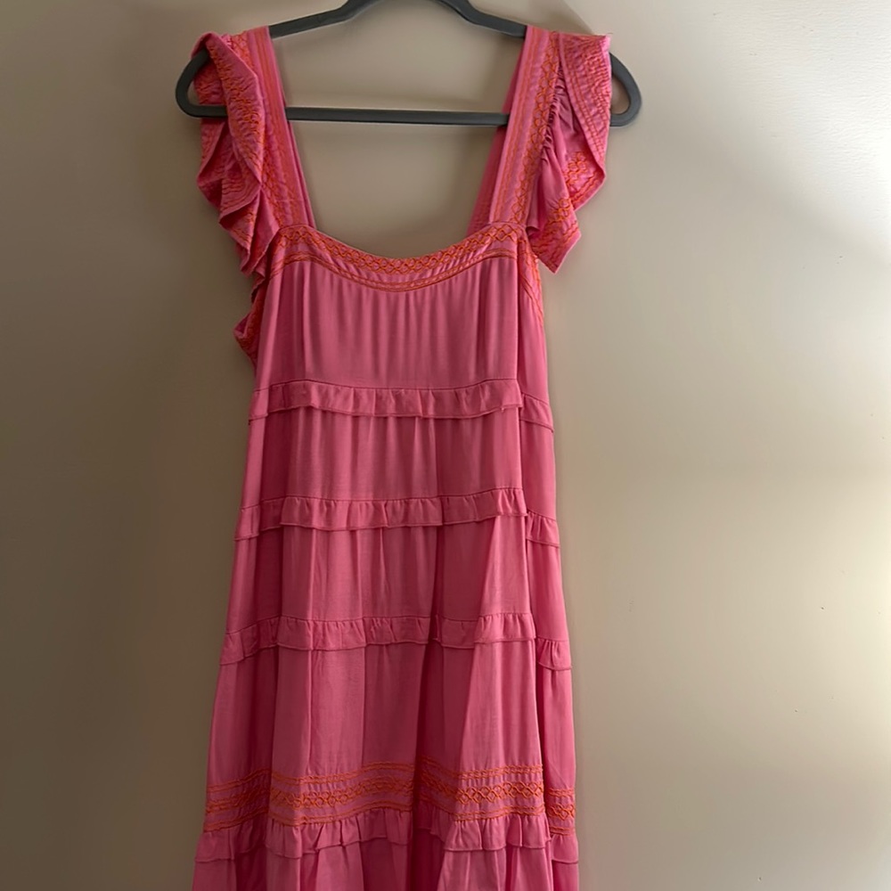 JMarie pink maxi/ midi depending on your height